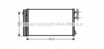 AVA QUALITY COOLING bw5296 -  Конденсатор, кондиционер